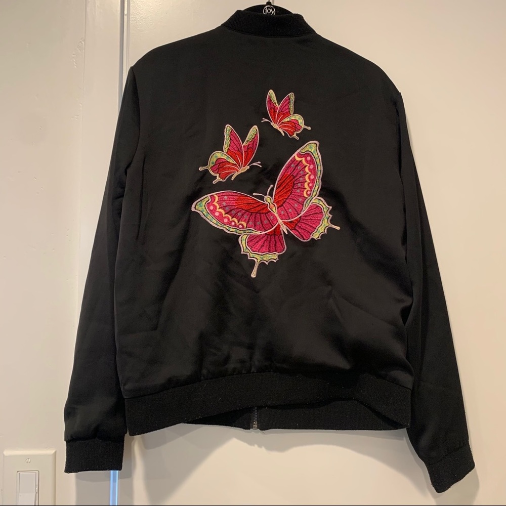 Butterfly Bomber Jacket